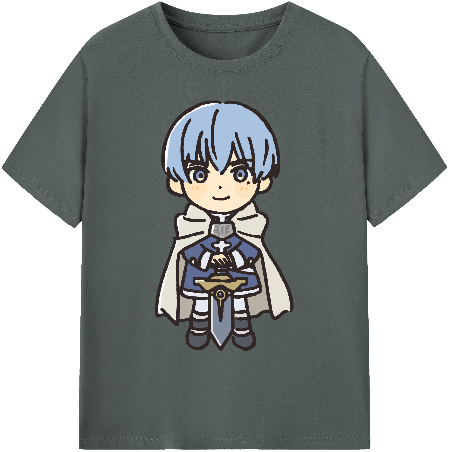 （画像用） 葬送のフリーレン Frieren 綿100％ メンズ半袖Tシャツ｜肌触りやわらか＆通気性